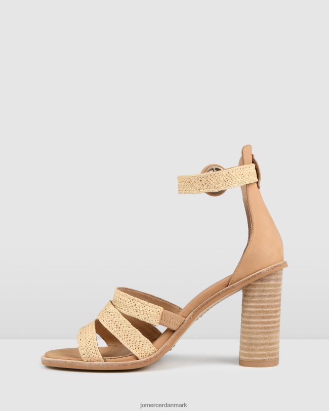 Jo Mercer bianchi høje hæle naturlig raffia fodtøj H480V4107