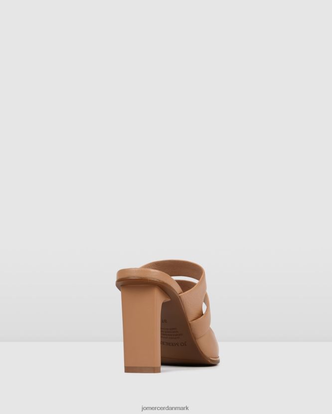 Jo Mercer vada høje hæle beige læder fodtøj H480V4114