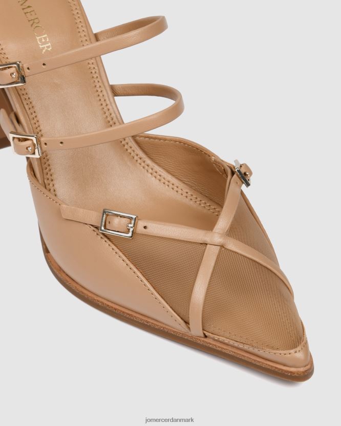 Jo Mercer veronica høje hæle beige læder fodtøj H480V4126