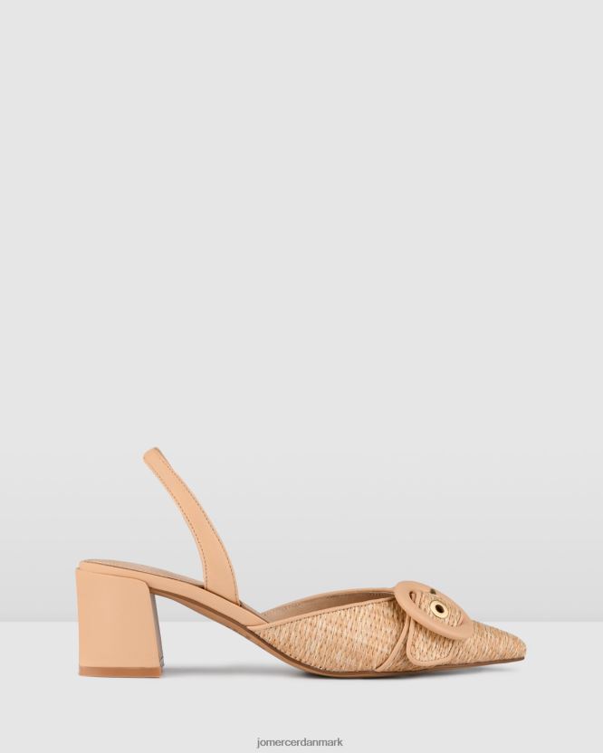 Jo Mercer chelsea lave hæle naturlig raffia fodtøj H480V414