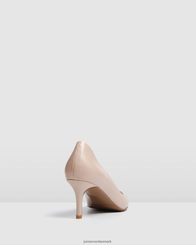 Jo Mercer gidsel midt hæle lys beige læder fodtøj H480V456