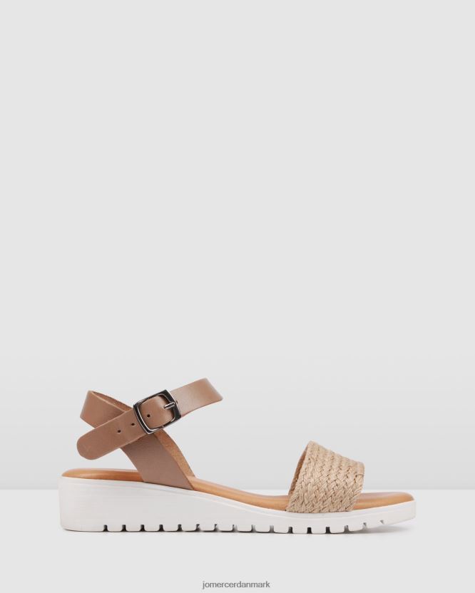Jo Mercer alina flade sandaler taupe multi fodtøj H480V4288