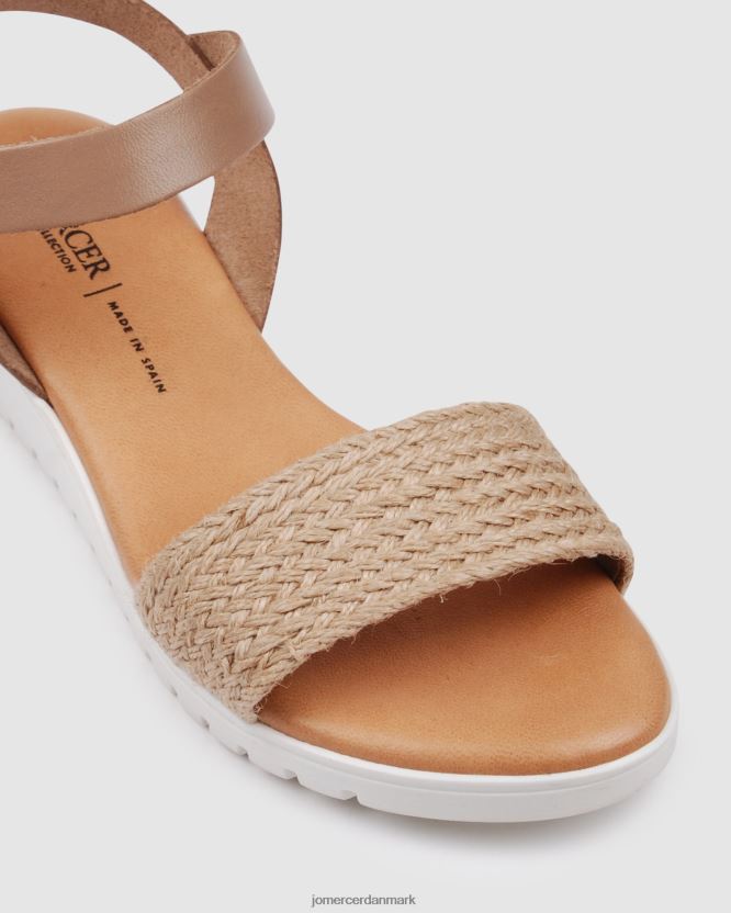 Jo Mercer alina flade sandaler taupe multi fodtøj H480V4288