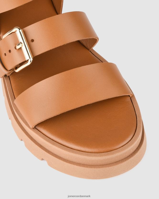 Jo Mercer gia flade sandaler solbrunt læder fodtøj H480V4276