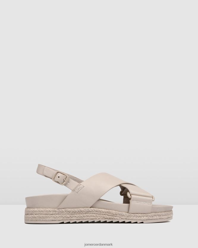 Jo Mercer miles flade espadrillesandaler sten læder fodtøj H480V4283