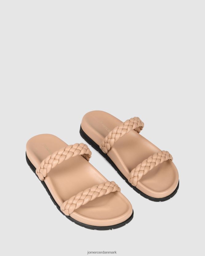 Jo Mercer volt flade sandaler beige læder fodtøj H480V4279
