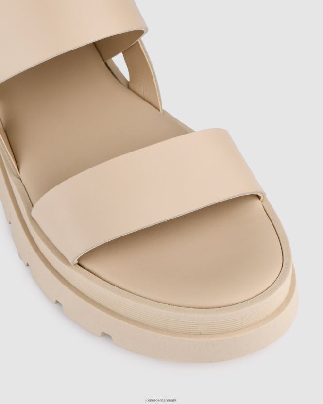 Jo Mercer ynde flade sandaler sand læder fodtøj H480V4278
