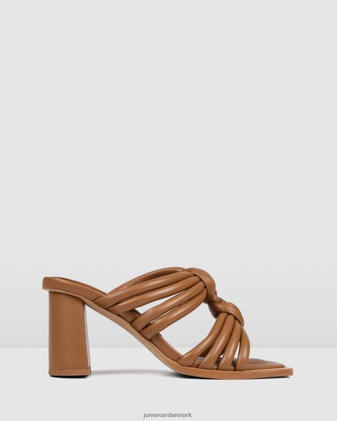 Jo Mercer cadena højhælede sandaler solbrunt læder fodtøj H480V4118