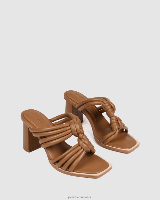 Jo Mercer cadena højhælede sandaler solbrunt læder fodtøj H480V4118