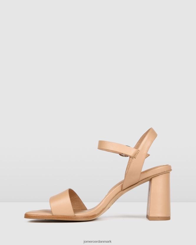 Jo Mercer calais sandaler med høj hæl beige læder fodtøj H480V4104