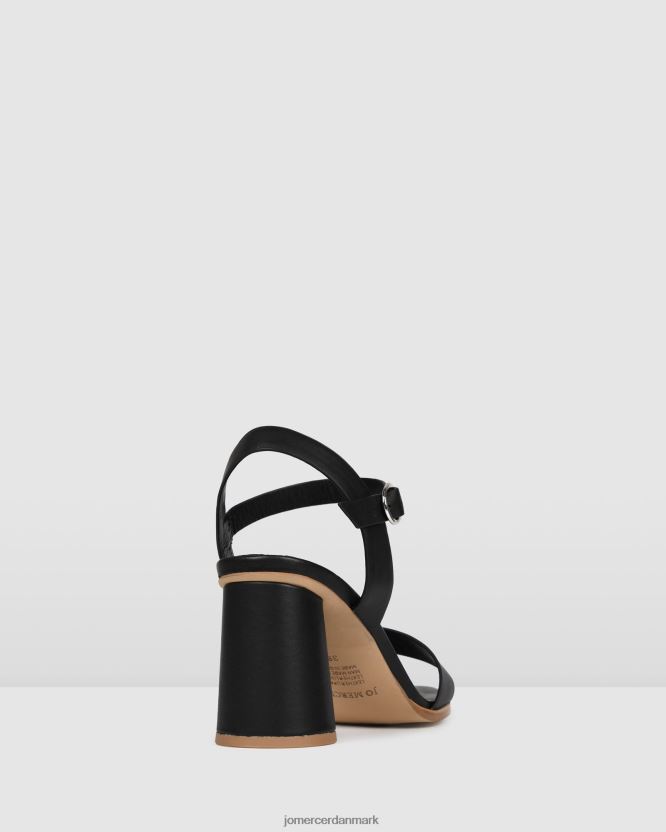 Jo Mercer calais sandaler med høj hæl sort læder fodtøj H480V4103