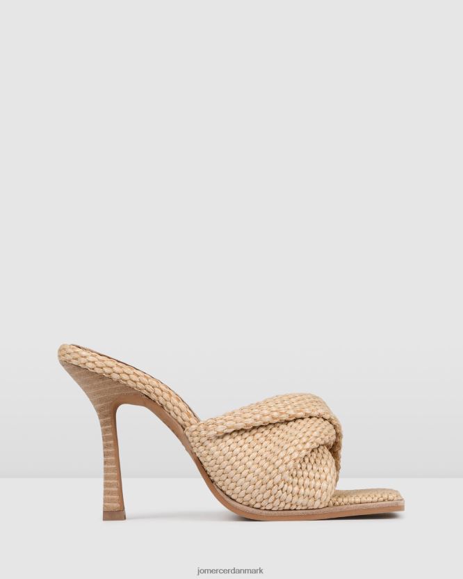Jo Mercer lana højhælede sandaler naturligt vævet fodtøj H480V4109