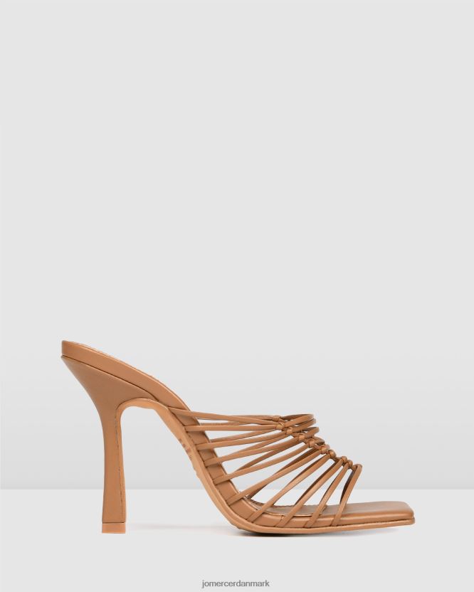 Jo Mercer lynden højhælede sandaler solbrunt læder fodtøj H480V4142