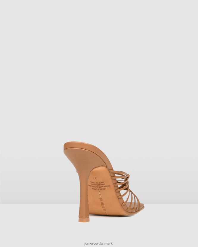 Jo Mercer lynden højhælede sandaler solbrunt læder fodtøj H480V4142