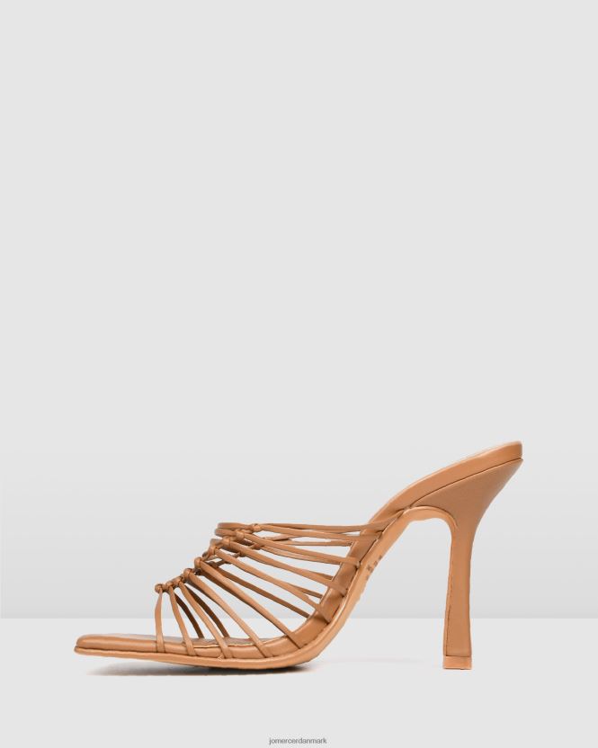 Jo Mercer lynden højhælede sandaler solbrunt læder fodtøj H480V4142