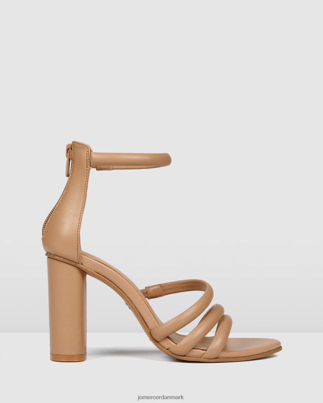 Jo Mercer pippin højhælede sandaler beige læder fodtøj H480V498