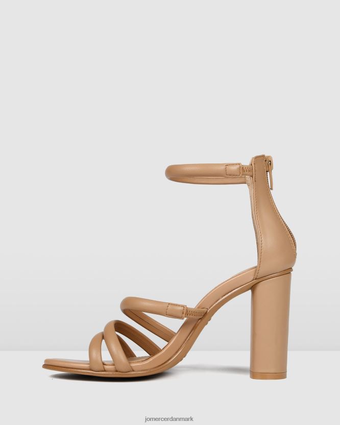 Jo Mercer pippin højhælede sandaler beige læder fodtøj H480V498