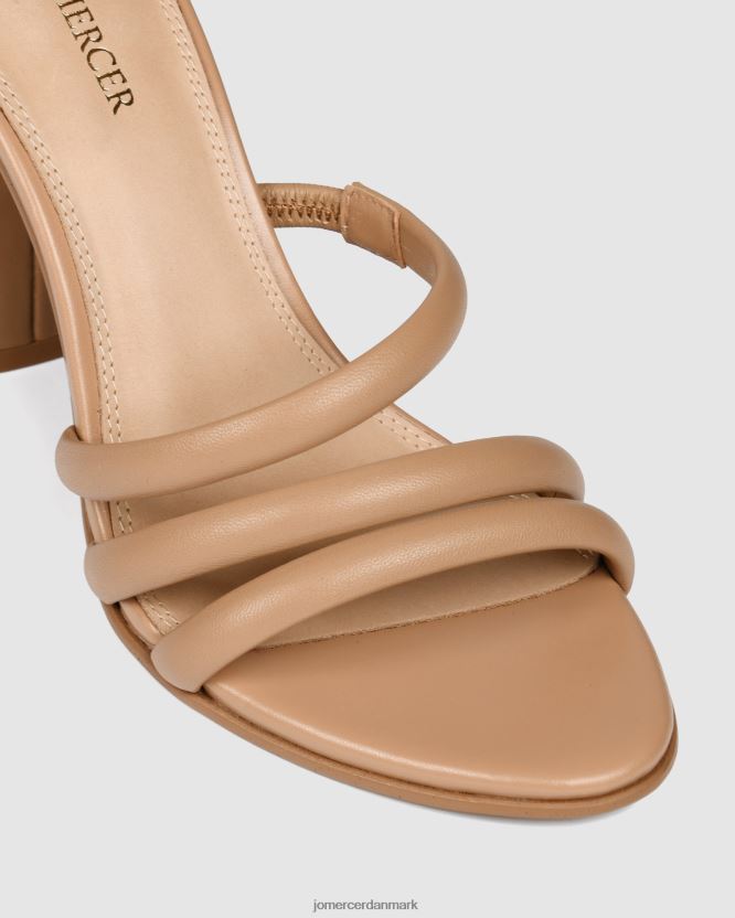 Jo Mercer pippin højhælede sandaler beige læder fodtøj H480V498