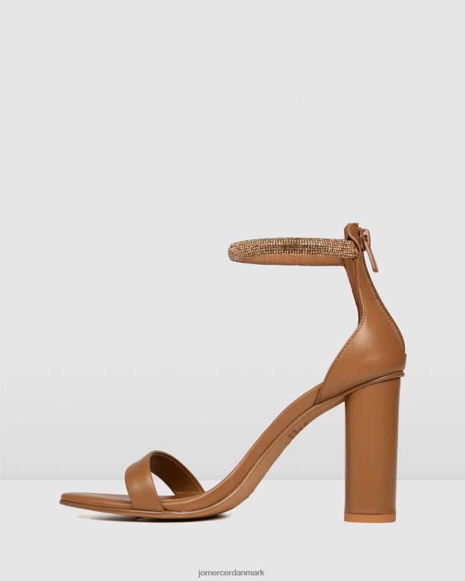 Jo Mercer preston højhælede sandaler solbrunt læder fodtøj H480V4128