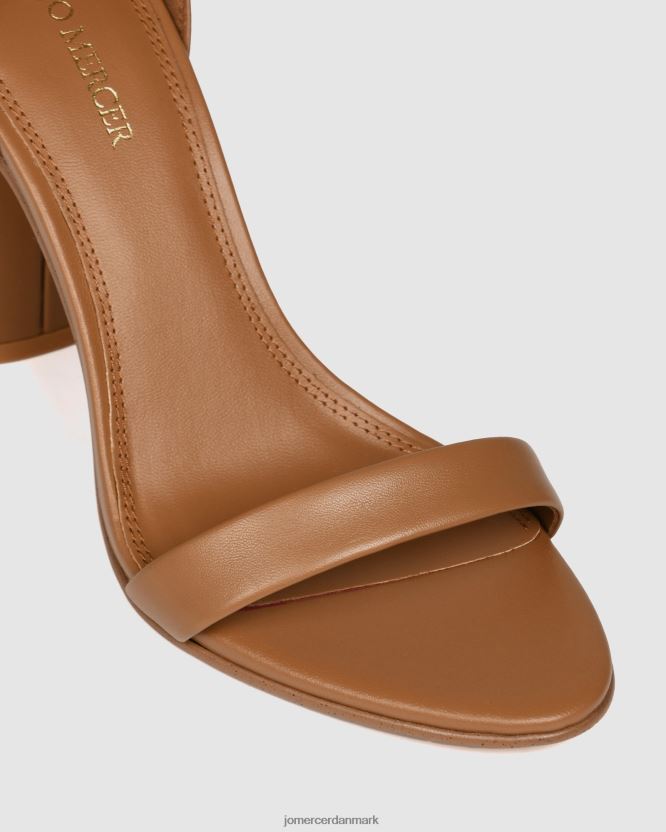 Jo Mercer preston højhælede sandaler solbrunt læder fodtøj H480V4128