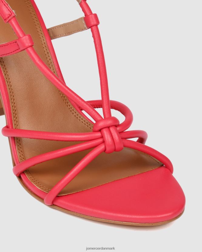 Jo Mercer raya højhælede sandaler hot pink læder fodtøj H480V4131