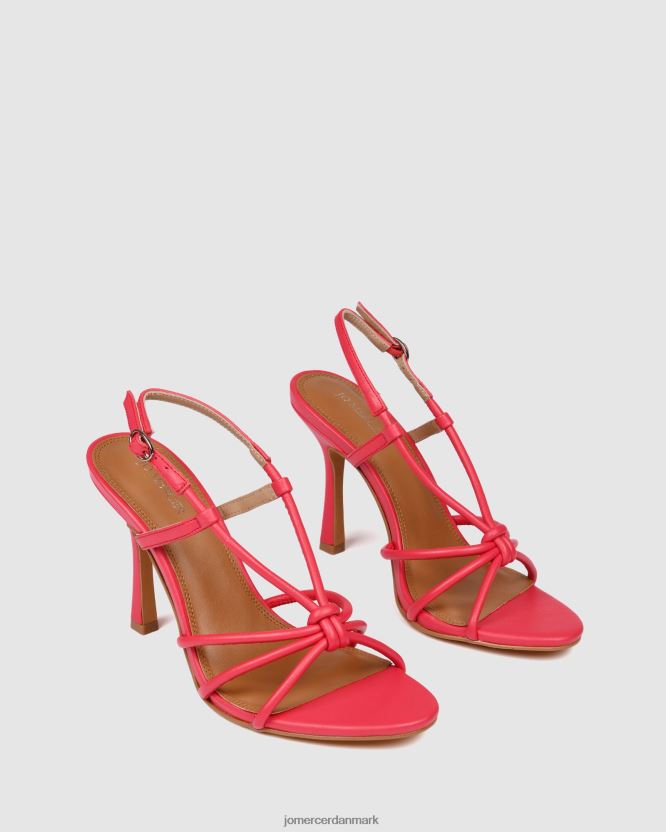 Jo Mercer raya højhælede sandaler hot pink læder fodtøj H480V4131