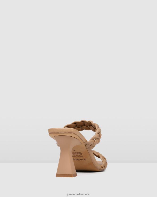 Jo Mercer zoe højhælede sandaler beige læder fodtøj H480V4112