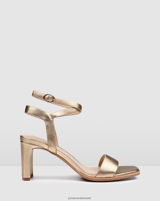Jo Mercer natsu sandaler med mellemhæl blødt guld læder fodtøj H480V441