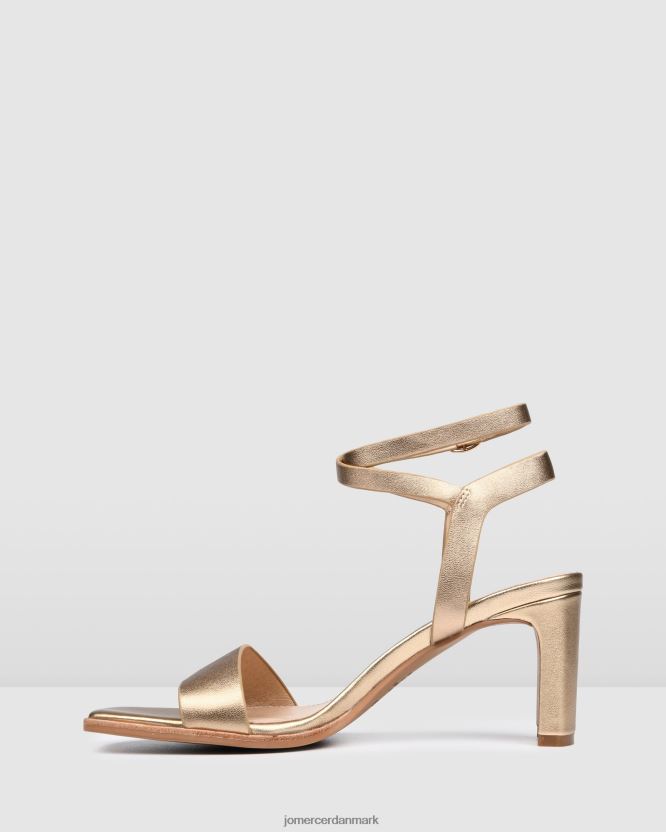 Jo Mercer natsu sandaler med mellemhæl blødt guld læder fodtøj H480V441