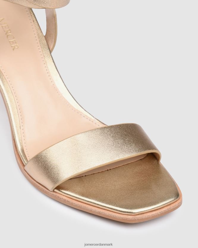 Jo Mercer natsu sandaler med mellemhæl blødt guld læder fodtøj H480V441