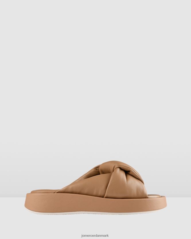 Jo Mercer dhaka flade rutsjebaner beige læder fodtøj H480V4262