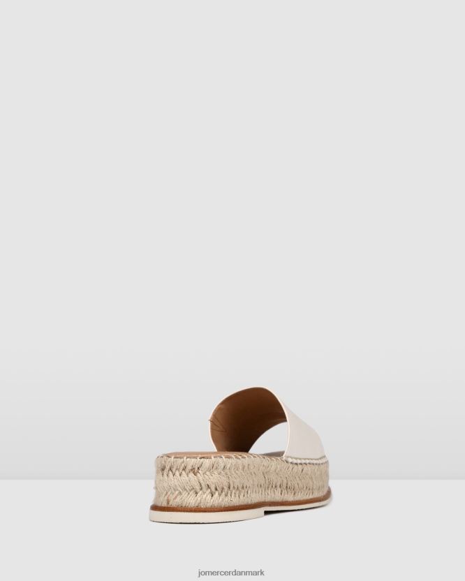 Jo Mercer elka espadrille rutsjebaner hvidt læder fodtøj H480V4249