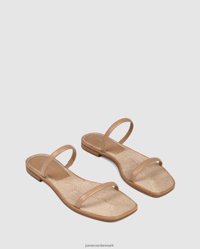 Jo Mercer theodora flade dias beige læder fodtøj H480V4266