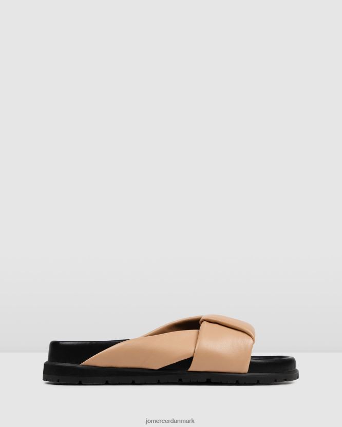 Jo Mercer valider flade dias beige læder fodtøj H480V4254