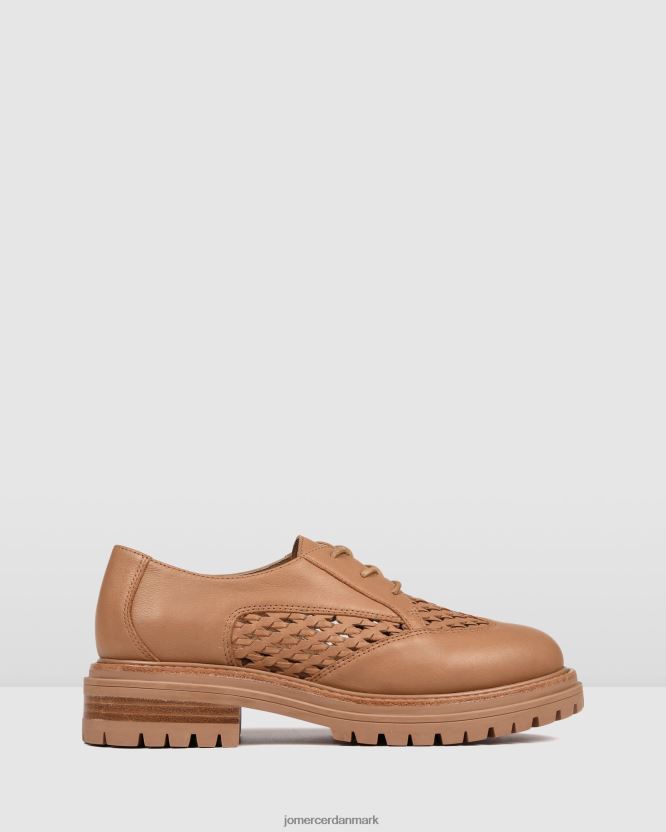 Jo Mercer balmoral loafers med snøre solbrunt læder fodtøj H480V4189