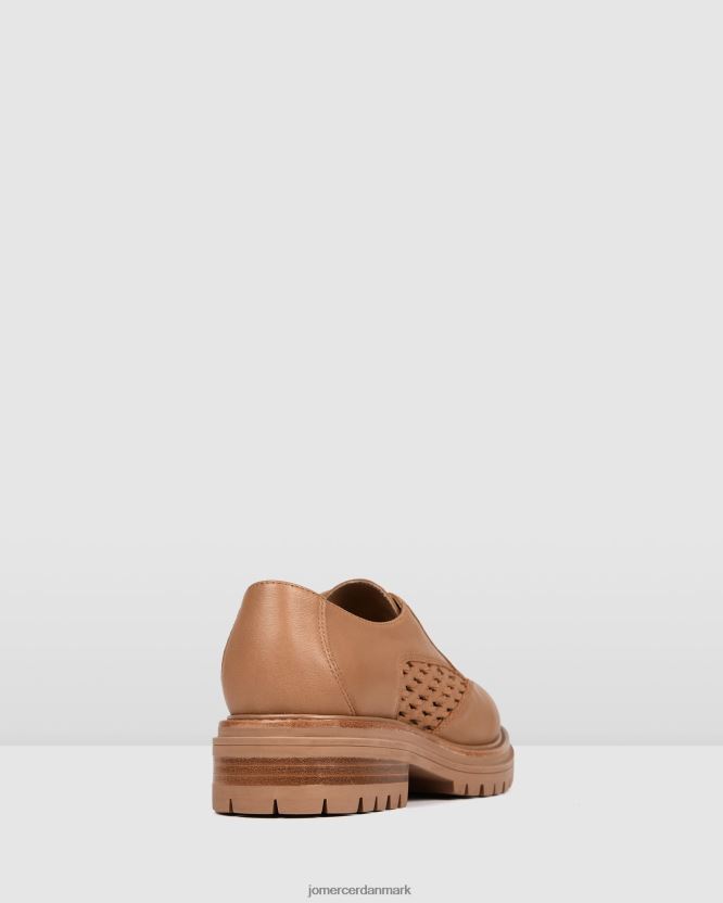 Jo Mercer balmoral loafers med snøre solbrunt læder fodtøj H480V4189