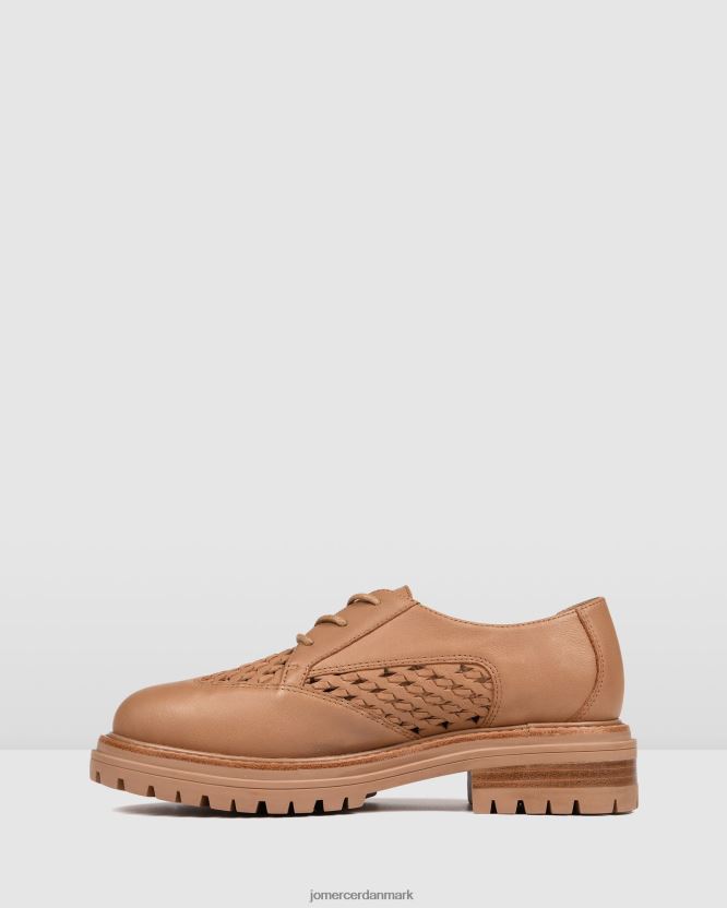 Jo Mercer balmoral loafers med snøre solbrunt læder fodtøj H480V4189