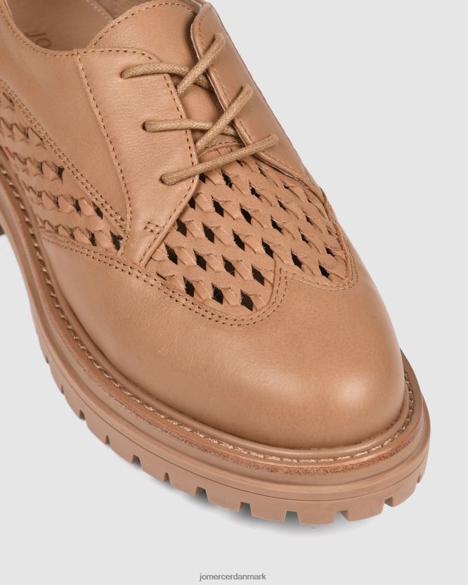 Jo Mercer balmoral loafers med snøre solbrunt læder fodtøj H480V4189