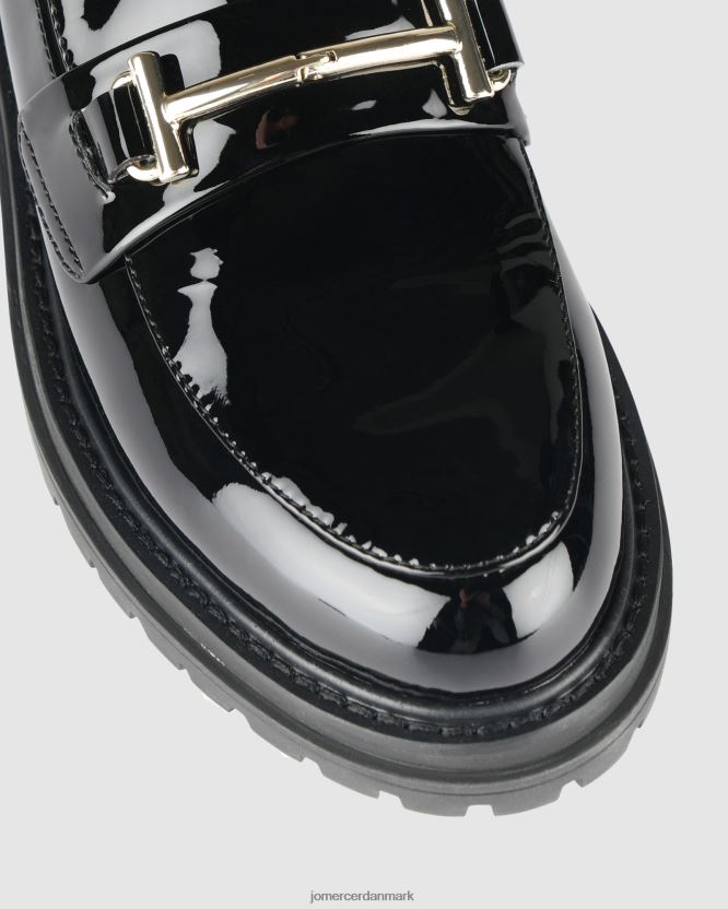 Jo Mercer belfast loafers sort patent fodtøj H480V4180