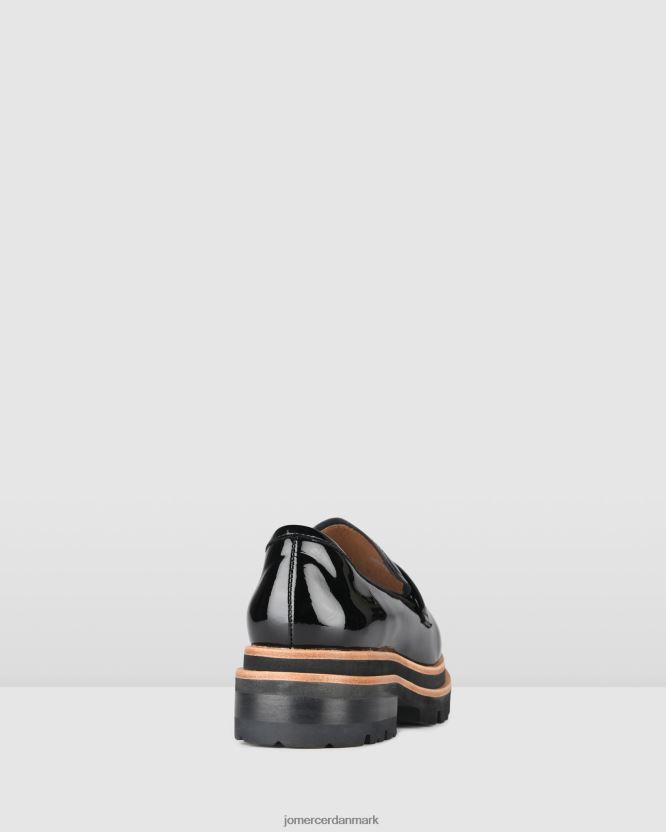 Jo Mercer belle loafers sort patent fodtøj H480V4162