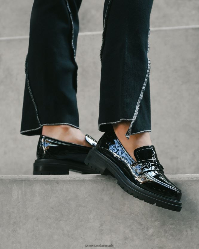 Jo Mercer brixton loafers sort patent fodtøj H480V4164