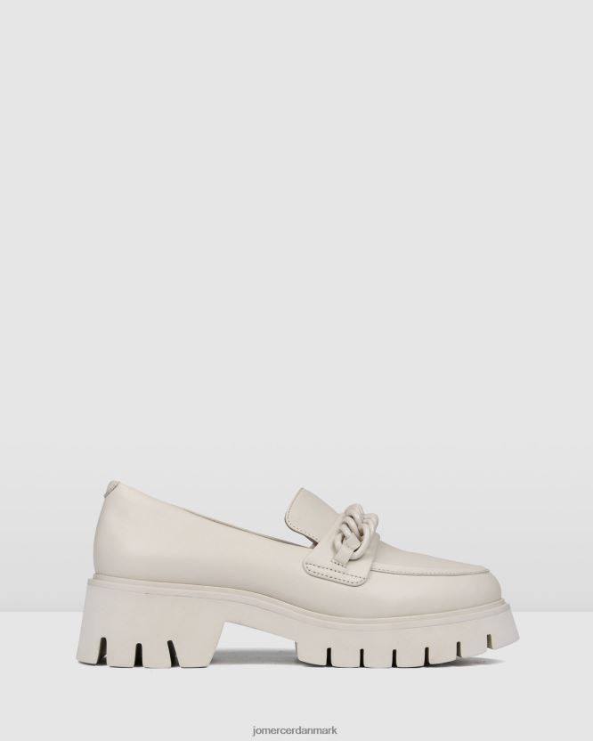 Jo Mercer brodie loafers råhvidt læder fodtøj H480V4168