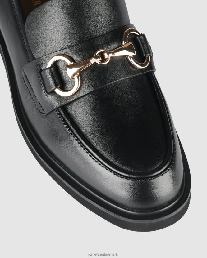 Jo Mercer nora loafers sort læder fodtøj H480V4178