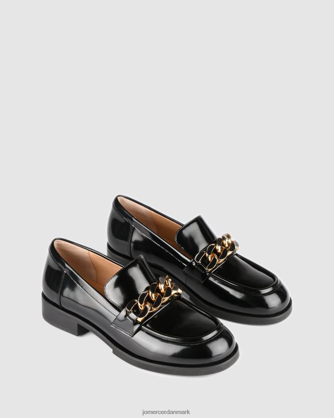 Jo Mercer oliven loafers sort æske læder fodtøj H480V4169