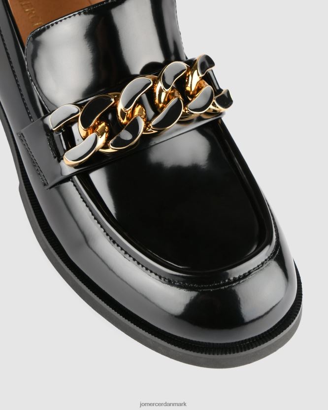 Jo Mercer oliven loafers sort æske læder fodtøj H480V4169