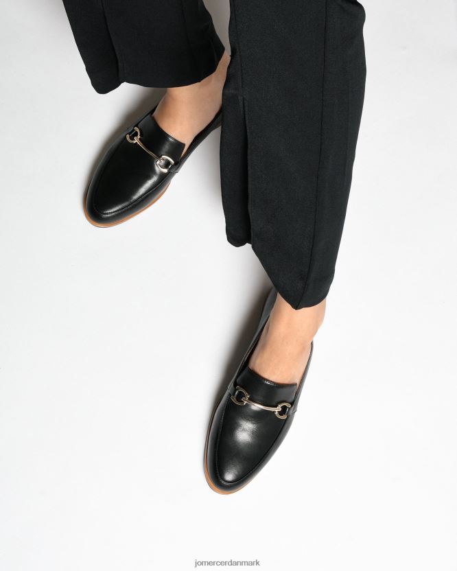 Jo Mercer rockwell loafers sort læder fodtøj H480V4171
