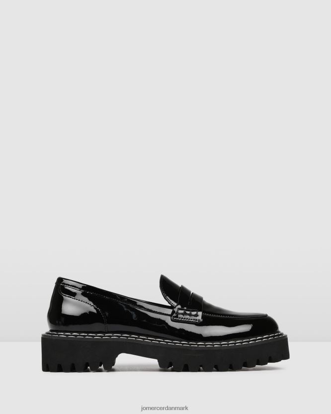 Jo Mercer unity loafers sort patent fodtøj H480V4159