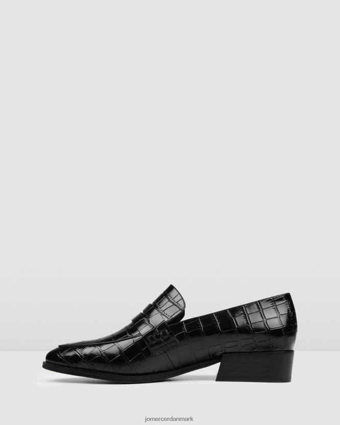Jo Mercer xenos loafers sort krokodille fodtøj H480V4176