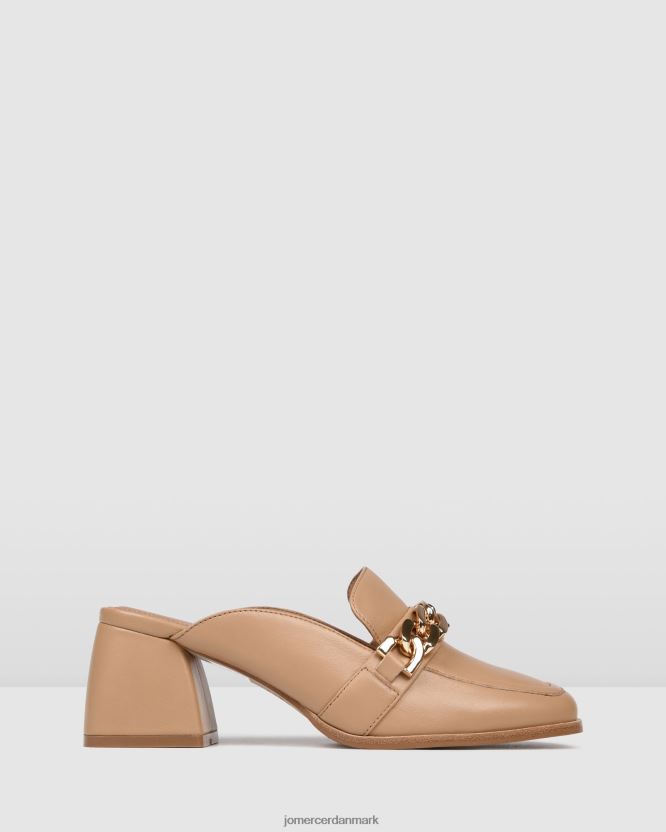 Jo Mercer darius mellemhæl muldyr beige læder fodtøj H480V422