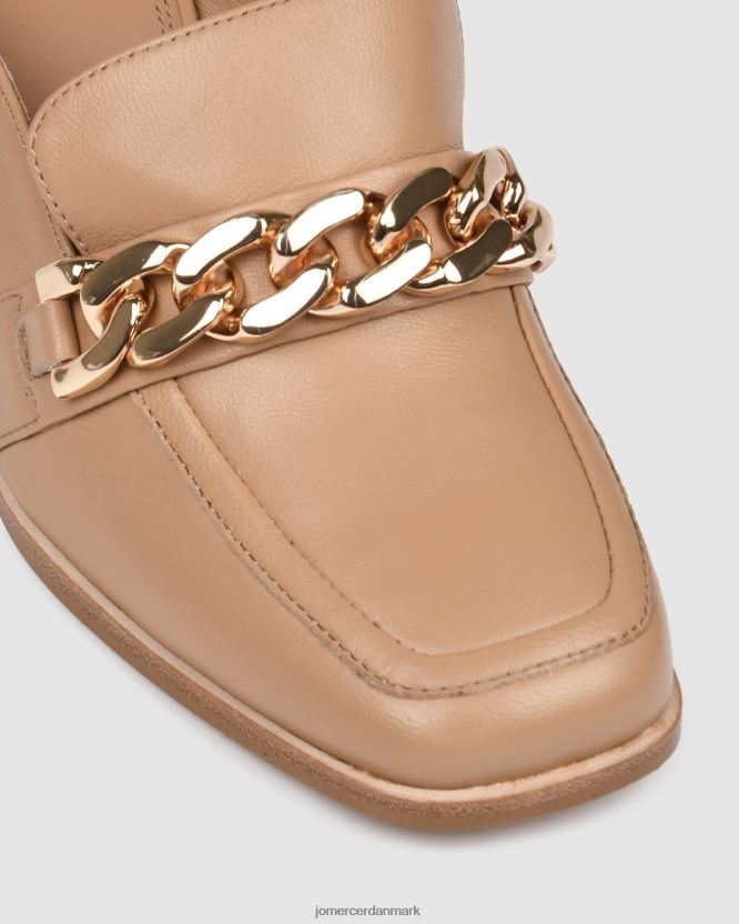 Jo Mercer darius mellemhæl muldyr beige læder fodtøj H480V422